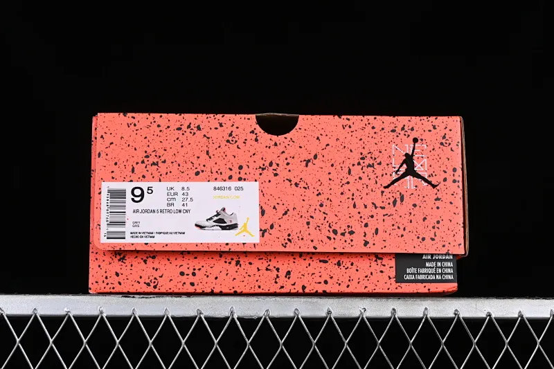 All categories Air Jordan Jordan series basketball shoes Air Jordan 5 Air Jordan 5 Low "Neymar" AJ5 Joe 5 cement gray low-top basketball shoes 846316-025
